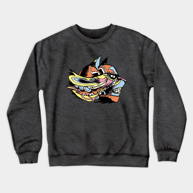 ASTRO TRAVELING Crewneck Sweatshirt by Jim Mahfood